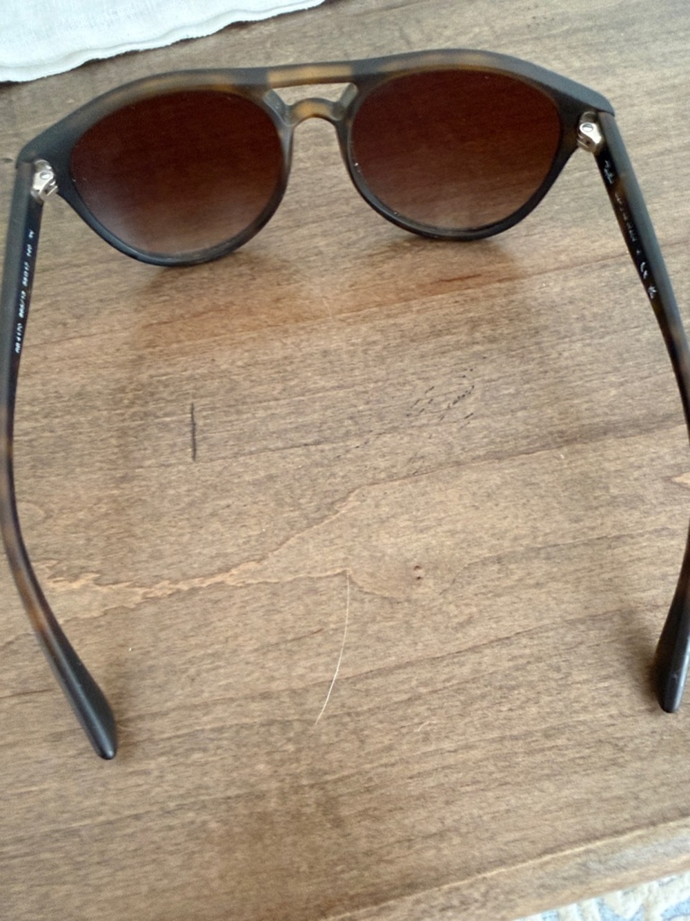 Ray-Ban Matte Black Frame Sunglasses with Brown Lenses - Picture 2 of 5